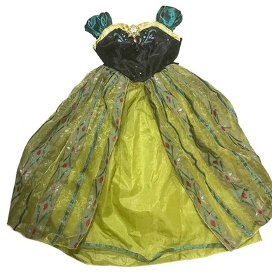 Disney Frozen Anna Disfraz Princesa Vestido Talla Mediana 7/8 Foto 1 de 4