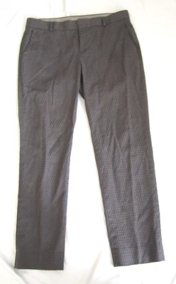 Pantalones para mujer Banana Republic mezcla de algodón geométrico talla 8 (WP335) Foto 1 de 4