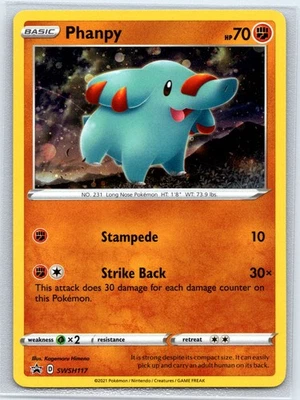 Phanpy SWSH117 - SWSH: Sword & Shield Promo Cards - Promo - Near Mint or Better - Image 1 of 2