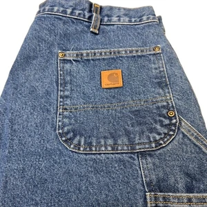 Carhartt Jeans Men’s Size 40X30 B73-DST Loose Original Fit Double Knee Carpenter - Picture 1 of 8