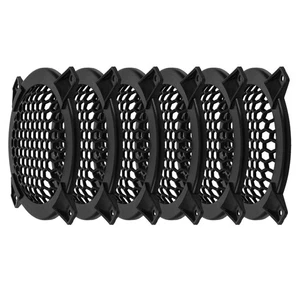  6 Stück Lautsprecher Schutzgitter Staubschutz Deko Netz Audio Schutz - Bild 1 von 9