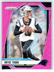 2024 Panini Prizm #37 Bryce Young Pink Wave Carolina Panthers - Picture 1 of 2