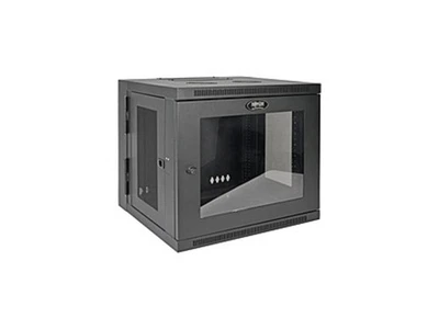 Tripp Lite 10U Wall-Mount Rack Enclosure Server Cabinet, Hinged Back, Clear - Image 1 of 4