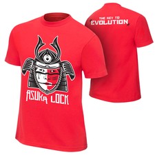 Official WWE Authentic Asuka "Asuka Lock"  T-Shirt Red 4Xl