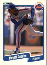 1990 Dwight Gooden Fleer Baseball Card #204