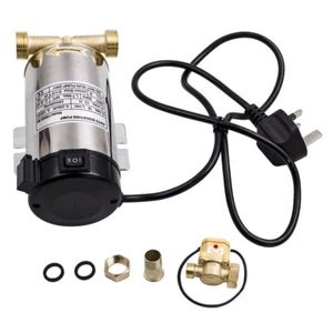 MAINS WATER PRESSURE BOOSTER PUMP 50HZ 90W 70°C SHOWER PRESSURE BOOSTER NEW - Picture 1 of 10