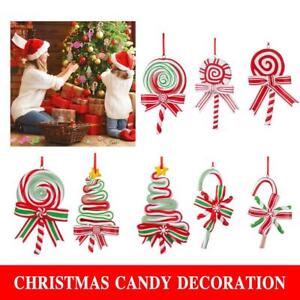 3D Candy Cane Ornament na choinkę i dekorację imprezową Świąteczne Ha Boże Narodzenie