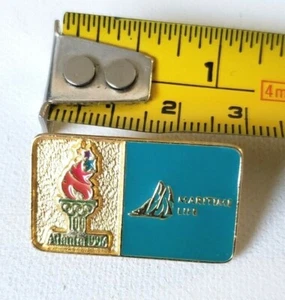 Vintage 1996 ATLANTA Olympics Metal Enamel Pin MARITIME LIFE - Picture 1 of 3