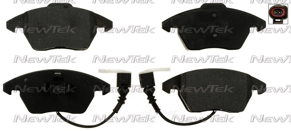 Disc Brake Pad Set-Galaxy Ceramic Disc Pads with hardware NewTek SCD1107H - Image 1 of 1