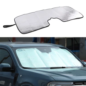 Silver Rolling Custom Sun Shade for Ford Maverick Heat Screen Wind shield Shade - Picture 1 of 21
