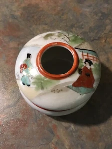 Satsuma Hair Receiver Victorian Era Japan - Bild 1 von 6