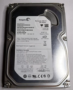 RETRO Seagate Barracuda 250GB SATA 3.5-inch Internal HDD 7200 RPM - Picture 1 of 6