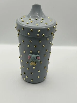 Taza para sorber elefante gris  Foto 1 de 2