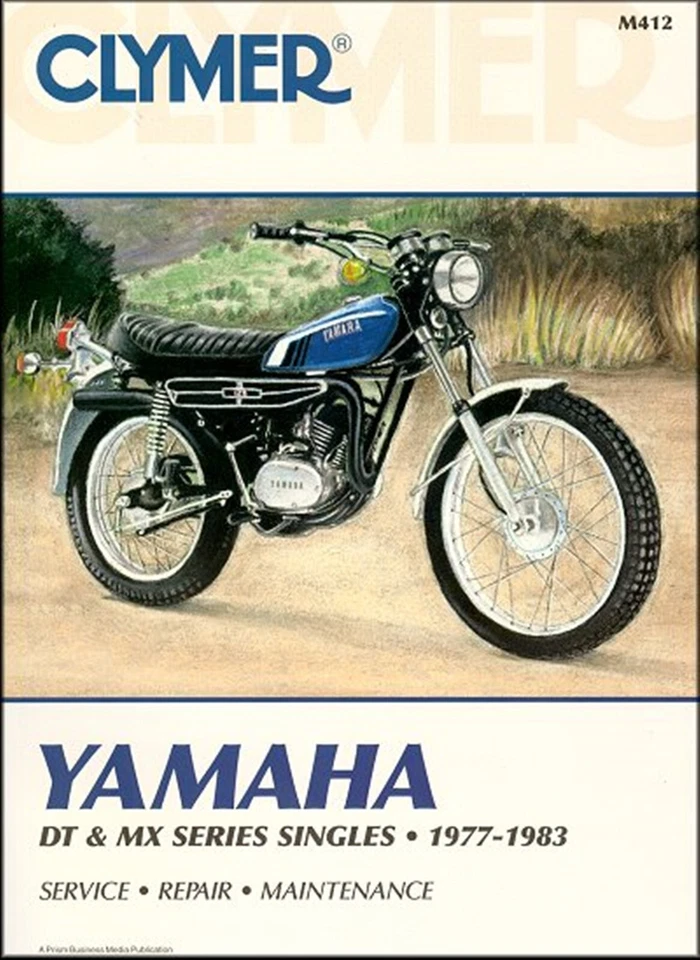 Yamaha DT100, DT125, DT175, DT250, DT400, MX100, MX175 Repair Manual 1977-1983 - Image 1 of 1