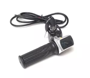 Throttle Grip For Electric Scooter W/ Key Lock Power Indicator *VOLTAGE UNKNOWN - Picture 1 of 2