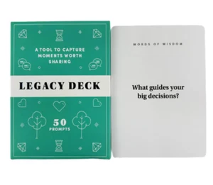 Legacy Deck Kartenspiel - 50 Aufforderungen zum Festhalten von Momenten, die es wert sind, geteilt zu werden / UK-Verkäufer - Bild 1 von 5