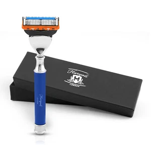 Smart Grip 5 Edge Razor for Men, Luxury Women’s Razor, Body Face Razor, Blue - Picture 1 of 9