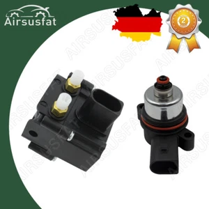 LUFTFEDERUNG KOMPRESSOR VENTILBLOCK+MAGNETVENTIL FÜR BMW F01 F02 F07 F11 F15 F16 - Bild 1 von 14