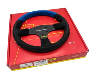 Sabelt Renault Sport RS Clio Cup Steering Wheel 330mm 7711160037 Blue Alcantara - Picture 1 of 4