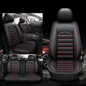 Universal Car Seat Cover 5 Seats PU Leather 3D Breathable Pad Mat for Auto Chair - Picture 1 of 36