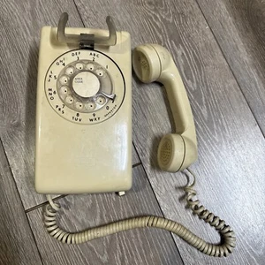 Vintage Stromberg Carlson ITT Dreh Wandtelefon creme UNGETESTET 554 80er - Bild 1 von 5