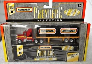 Matchbox Premiere Collection Rig Series 1 KENWORTH AERODYNE Flatbed MB container - Picture 1 of 3