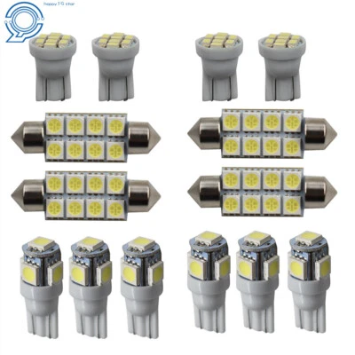 14x LED White Light Interior Package kit For 1999-2016 Ford F250 F350 Super Duty - Image 1 of 4