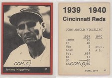 1977 TCMA 1939-40 Cincinnati Reds Johnny Niggeling #30