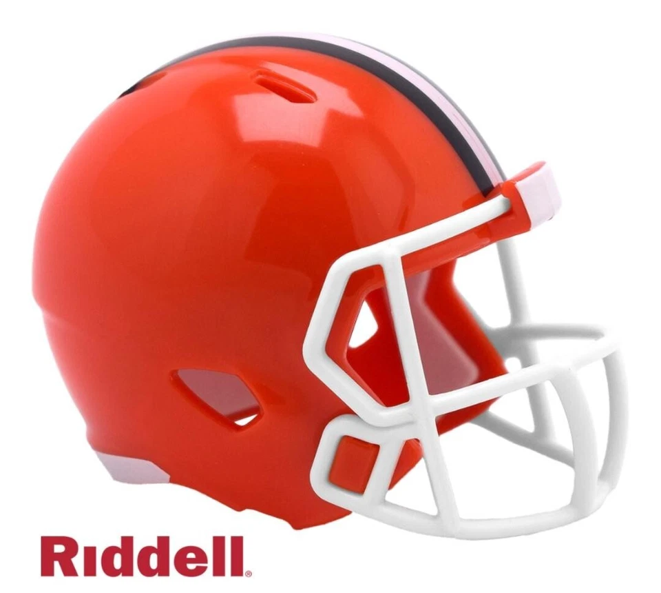 Casco Cleveland Browns Pocket Pro Riddell NFL estilo velocidad Foto 1 de 1