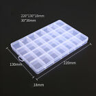 Portable Transparent Storage Box Grids Plastic Clear Organizer With Cover Box f