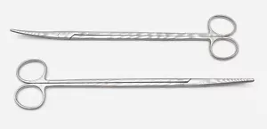 Allegiance CA2030 Metzenbaum Dissecting Scissors Curved Blunt 11" - LOT of 2 - Picture 1 of 2