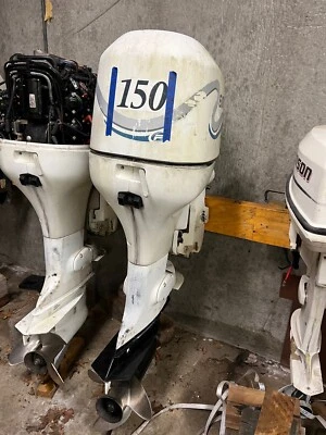 Evinrude 1999 150 hp DI motor fueraborda barco 25" contrarotación piezas Foto 1 de 4