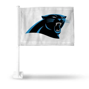 Carolina Panthers 11X14 Window Mount 2-Sided Car Flag - Picture 1 of 6
