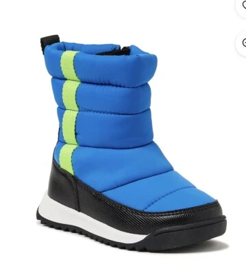 NUEVO CON ETIQUETAS Wonder Nation TALLA 11 Hinchado Invierno -5 F Botas Azules Niño Pequeño Cremallera Niños Foto 1 de 4
