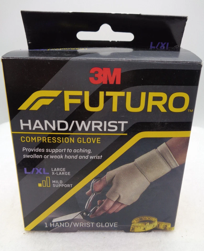 3M Futuro Compression Glove Hand & Wrist LARGE X-Large Mild Support Foto 1 de 1