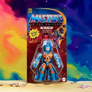 Modellino MOTU Masters Origins Rokkon EX NUOVO 2024 in mano - Foto 1 di 1