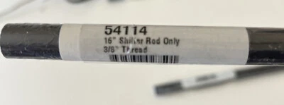  ALLSTAR Shifter Rod 16in Long, 3/8-24 Right Left Hand Threads Aluminum ALL54114 - Image 1 of 3