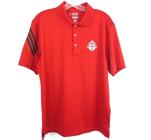 TORONTO FC TFC Adidas Cool Max PureMotion Polo Player Golf Shirt Men's M Cover