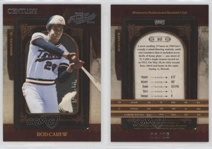 2008 Playoff Prime Cuts Century Silver /25 Rod Carew #80 HOF