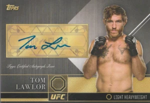 Tom Lawlor 2016 Topps UFC autograph auto card TCA-TL - Picture 1 of 2