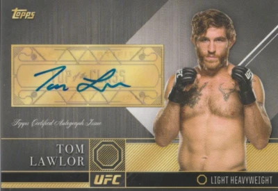 Tom Lawlor 2016 Topps UFC autograph auto card TCA-TL - Image 1 of 2