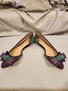INC International Concepts Womens Steevie Flats Rhinestone Studs 9 - Picture 1 of 9