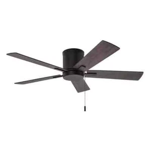 Hampton Bay Grantway 48 in. Indoor/Covered Outdoor Matte Black Ceiling Fan - Picture 1 of 8