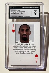 2003 Starz Behind Barz KOBE Bryant Mughsot #8 CGC 9 Mint Lakers 🐐 Therapist SP - Picture 1 of 2