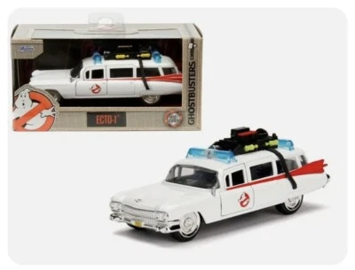 Cadillac Ambulance "Ghostbusters Ecto-1" Hollywood Rides" 1:32 Jada 99748-6D2 - Image 1 of 2