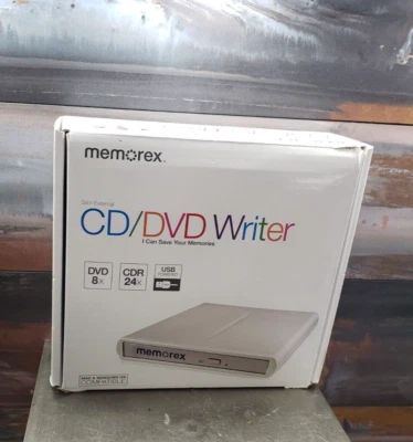Memorex 98251 CD/DVD Writer 8x. USB connected external.  New - Image 1 of 2