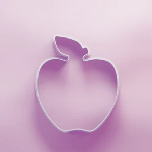 Apple Cookie Cutter - Biscuit Cutter - Fondant Cutter - 3 Sizes Teacher - Picture 1 of 4
