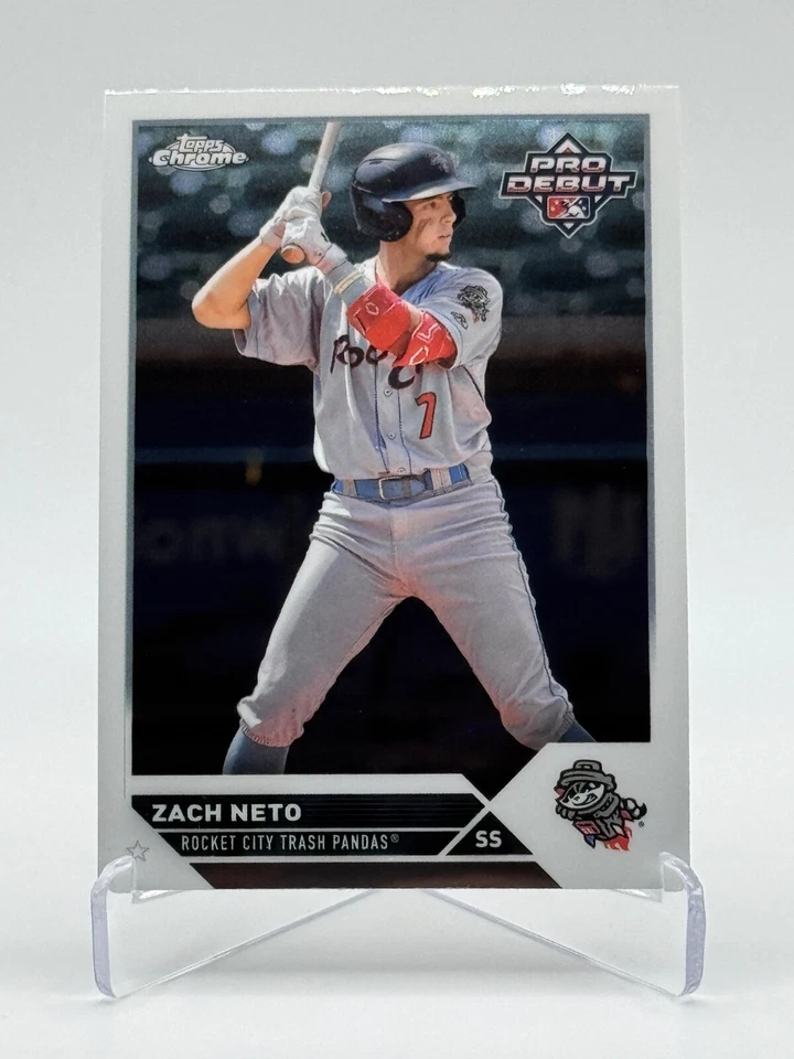2023 Topps Pro Debut Chrome #PDC-94 ZACH NETO - Image 1 of 2