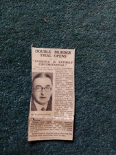 B4c Ephemera 1933 article trial Richard hetherington sir Walter greaves Lord 