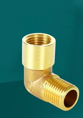 CELTD Messing BSP Winkel Stecker BSPT auf Buchse BSPP gleiche Winkel